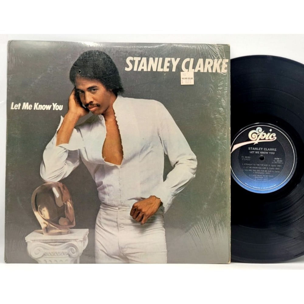 Stanley Clarke - Let Me know You - Jazz Lp Record In Shrink Epic 1982